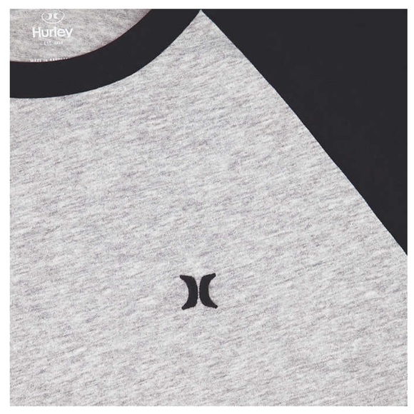 Hurley Men’s Long Sleeve Tee, Gray (size : L) - Picture 4 of 8